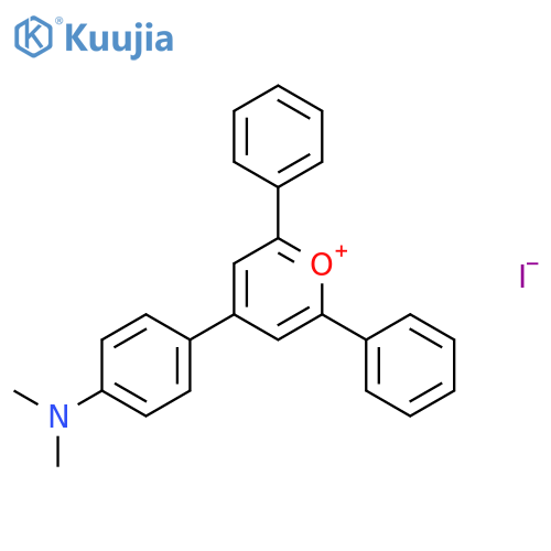 Pyrylium, 4-[4-(dimethylamino)phenyl]-2,6-diphenyl-, iodide structure