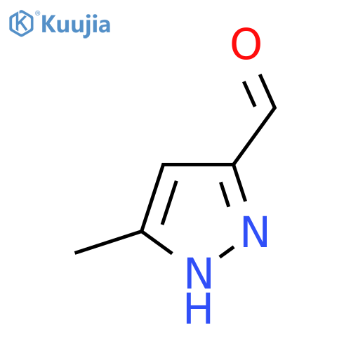 5-Methyl-1H-pyrazole-3-carbaldehyde structure