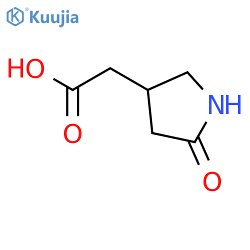 2-(5-oxopyrrolidin-3-yl)acetic acid structure