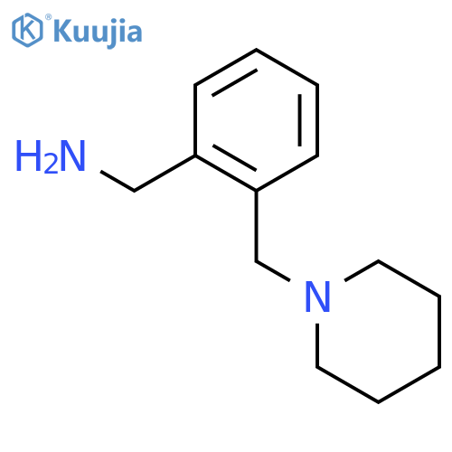 {2-(piperidin-1-yl)methylphenyl}methanamine structure