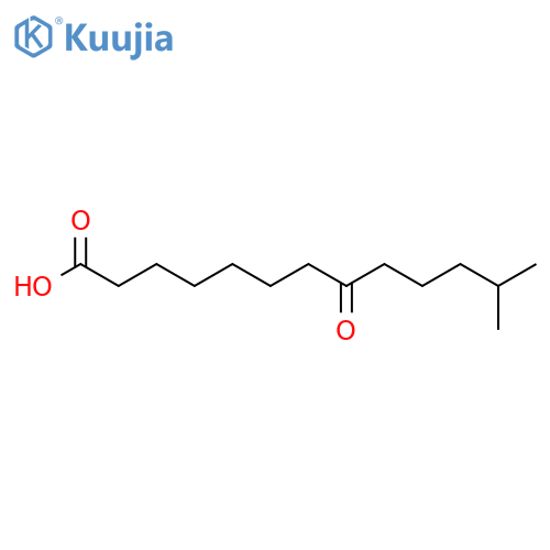12-Methyl-8-oxotridecanoic acid structure
