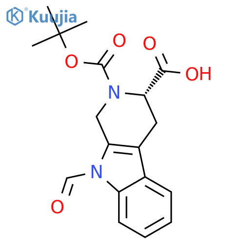 Boc-Nin-formyl-L-1,2,3,4-tetrahydronorharmane-3-carboxylic Acid structure
