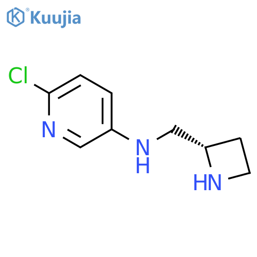 3-Pyridinamine, N-[(2S)-2-azetidinylmethyl]-6-chloro- structure