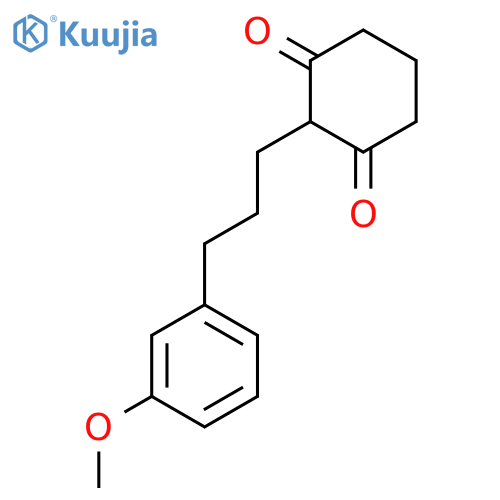 1,3-Cyclohexanedione, 2-[3-(3-methoxyphenyl)propyl]- structure