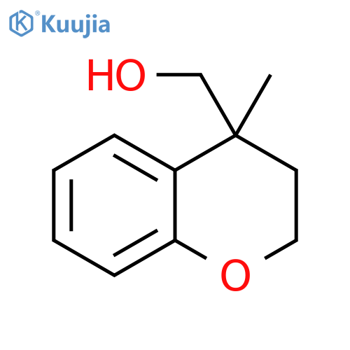 2H-1-Benzopyran-4-methanol, 3,4-dihydro-4-methyl- structure