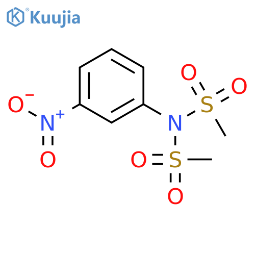 N-Methanesulfonyl-N-(3-nitrophenyl)methanesulfonamide structure