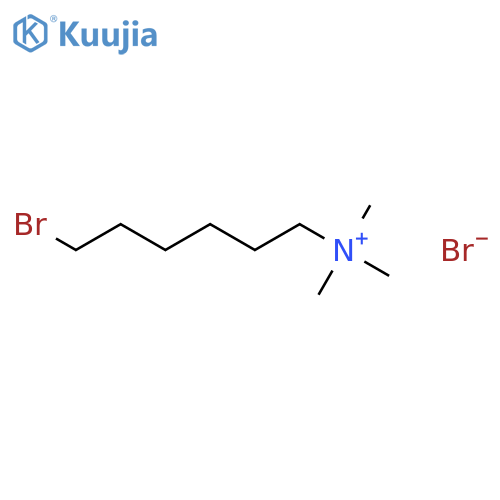 1-Bromo-6-(trimethylammonium)hexyl Bromide structure