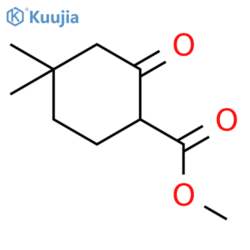methyl 4,4-dimethyl-2-oxocyclohexane-1-carboxylate structure