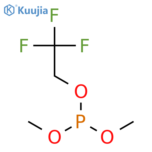 Phosphorous acid, dimethyl 2,2,2-trifluoroethyl ester structure