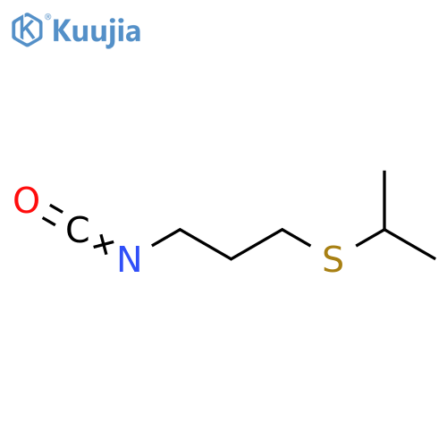 Propane, 1-isocyanato-3-[(1-methylethyl)thio]- structure