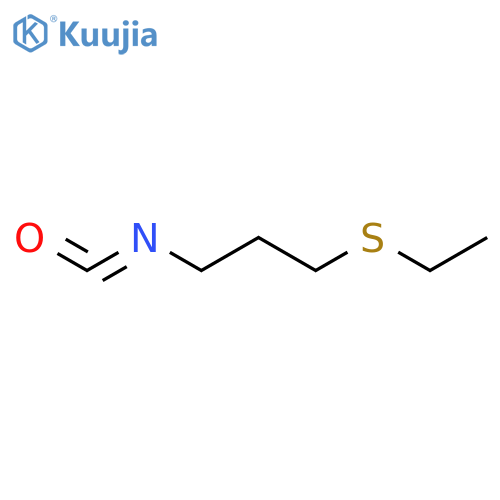 1-(ethylsulfanyl)-3-isocyanatopropane structure