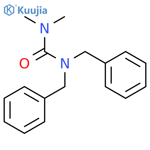 Urea, N,N-dimethyl-N',N'-bis(phenylmethyl)- structure