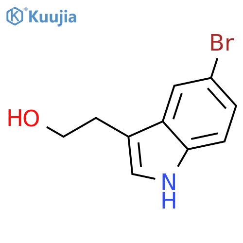 2-(5-Bromo-1H-indol-3-yl)ethanol structure