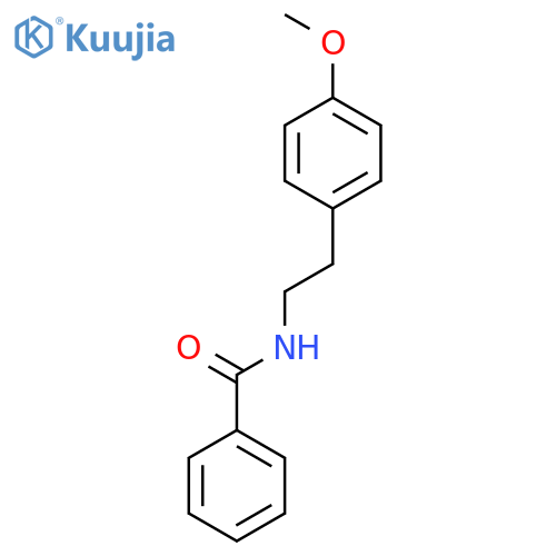 N-[2-(4-methoxyphenyl)ethyl]benzamide structure