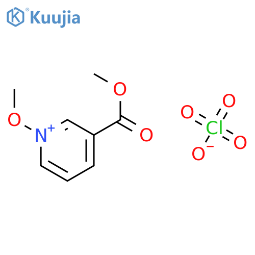 Pyridinium, 1-methoxy-3-(methoxycarbonyl)-, perchlorate structure