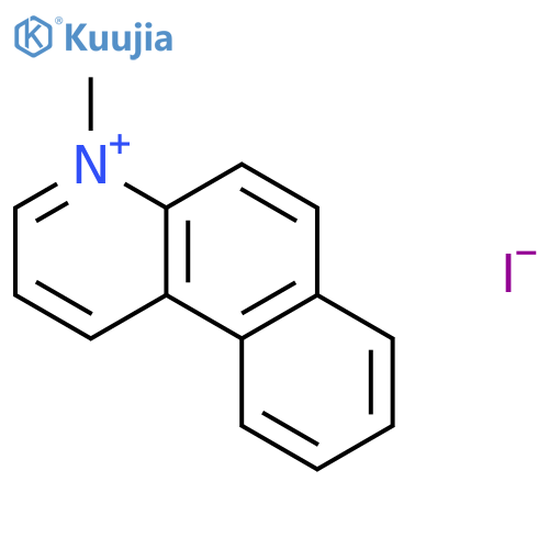 4-methylbenzo[f]quinolinium iodide structure