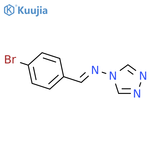 4-(4-Bromobenzylideneamino)-4H-1,2,4-triazole structure