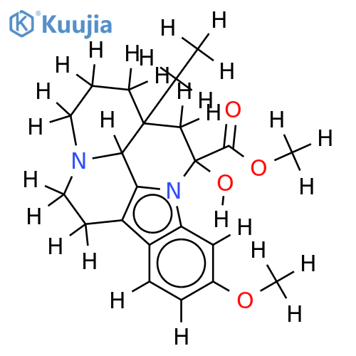 14-hydroxy-11-methoxy-14,15-dihydro-eburnamenine-14-carboxylic acid methyl ester structure