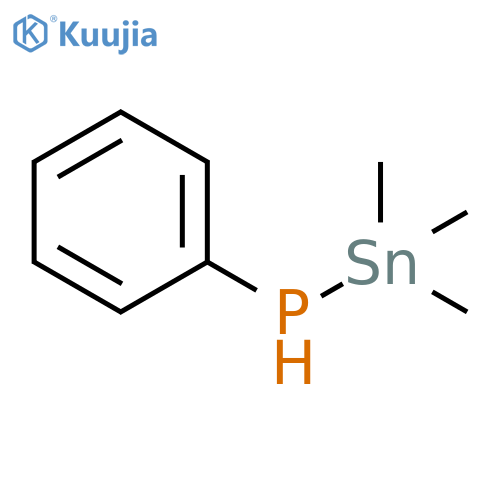 Phosphine, phenyl(trimethylstannyl)- structure