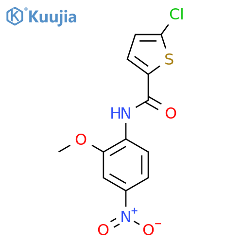 5-Chloro-N-(2-methoxy-4-nitrophenyl)thiophene-2-carboxamide structure