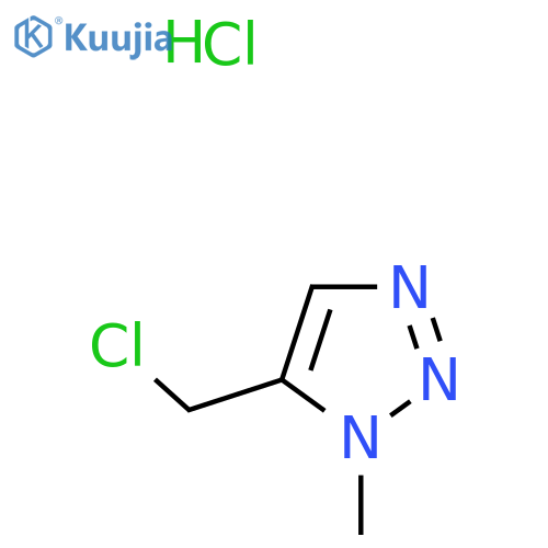 5-(Chloromethyl)-1-methyl-1H-1,2,3-triazole hydrochloride structure