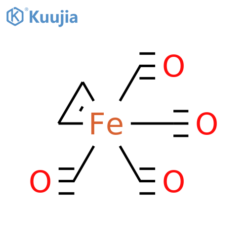 Iron, tetracarbonyl(η2-ethene)- structure