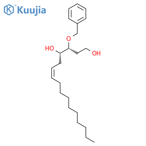6-Hexadecene-1,4-diol, 3-(phenylmethoxy)-, (3R,4S,6Z)- structure