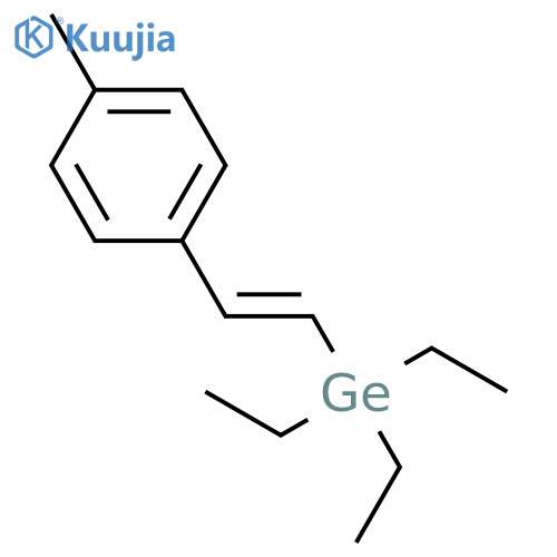 Germane, triethyl[(1E)-2-(4-methylphenyl)ethenyl]- structure
