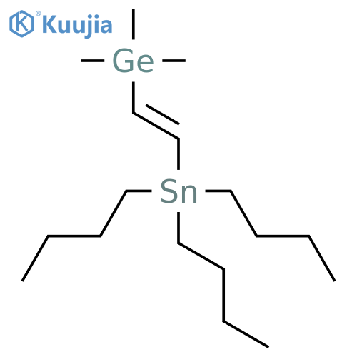 Germane, trimethyl[(1E)-2-(tributylstannyl)ethenyl]- structure