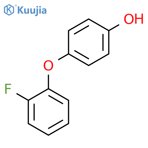 PHENOL, 4-(2-FLUOROPHENOXY)- structure