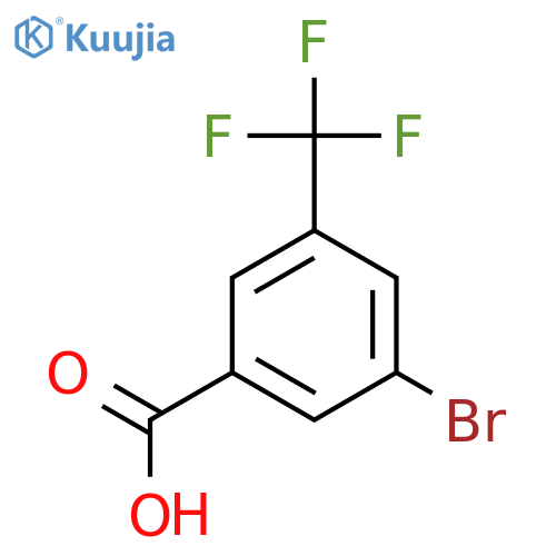 3-Bromo-5-(trifluoromethyl)benzoic acid structure