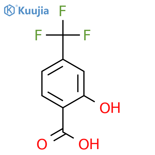 4-Trifluoromethylsalicylic acid structure