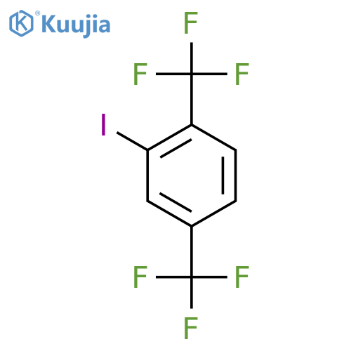 2-iodo-1,4-bis(trifluoromethyl)benzene structure