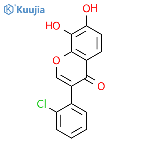 3-(2-CHLOROPHENYL)-7,8-DIHYDROXYCHROMEN-4-ONE structure