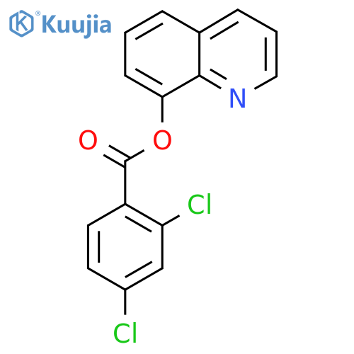 Quinolin-8-yl 2,4-dichlorobenzoate structure