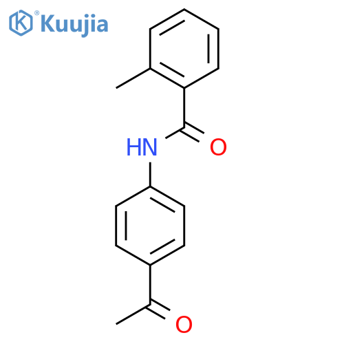 N-(4-Acetylphenyl)-2-methylbenzamide structure