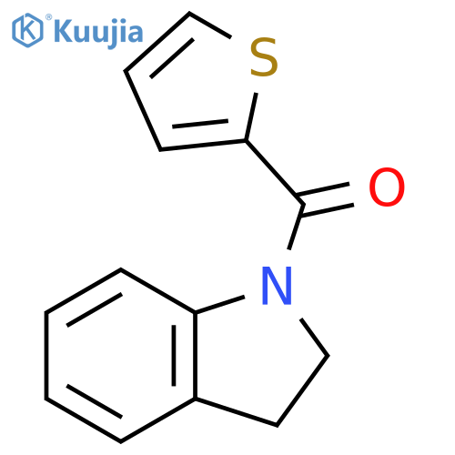 1-(thiophene-2-carbonyl)-2,3-dihydro-1H-indole structure