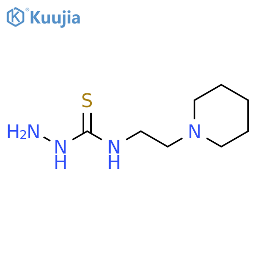 4-(2-Piperidinoethyl)-3-thiosemicarbazide structure