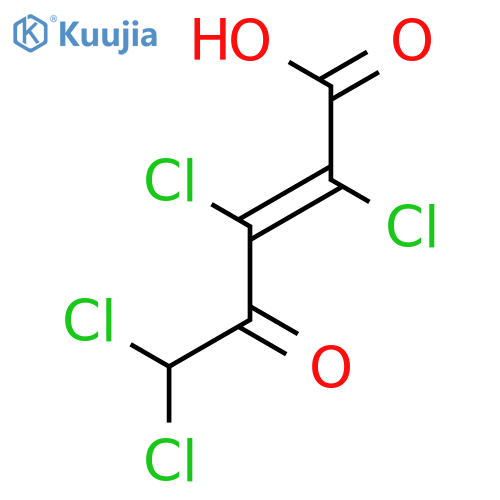 2-Pentenoic acid, 2,3,5,5-tetrachloro-4-oxo- structure