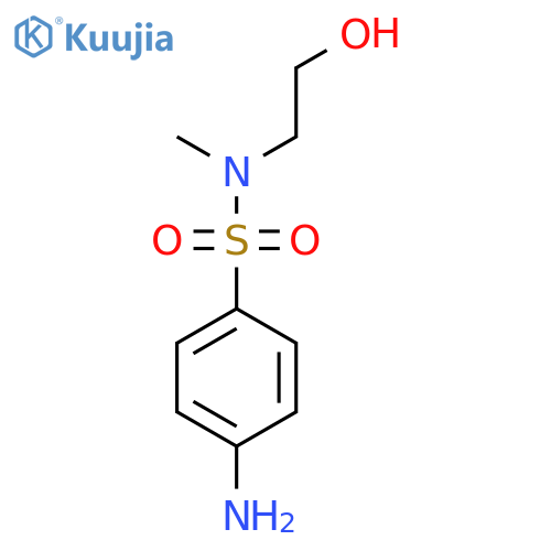 4-Amino-N-(2-hydroxyethyl)-N-methylbenzenesulfonamide structure