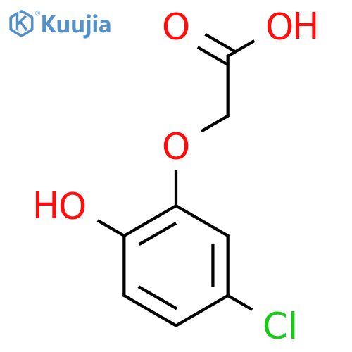 2-(5-Chloro-2-hydroxyphenoxy)acetic acid structure