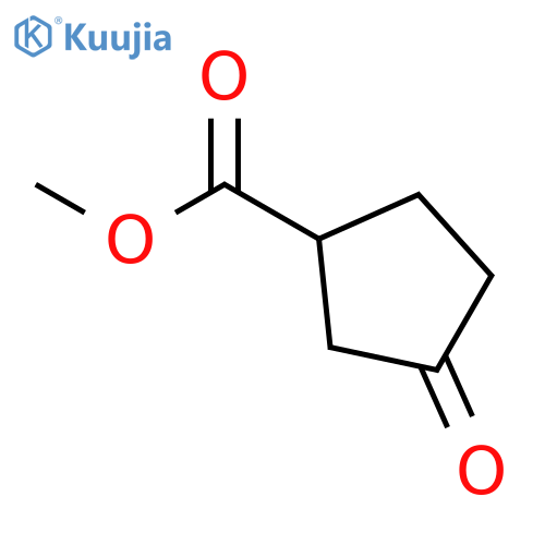 methyl 3-oxocyclopentane-1-carboxylate structure