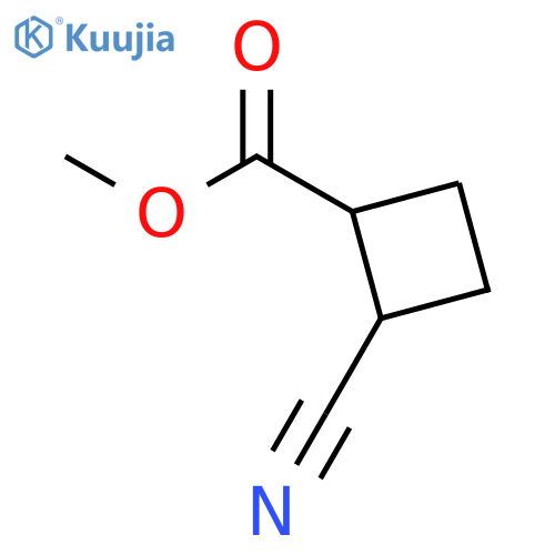 methyl 2-cyanocyclobutanecarboxylate structure