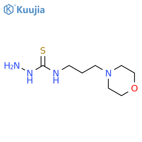 3-amino-1-[3-(morpholin-4-yl)propyl]thiourea structure