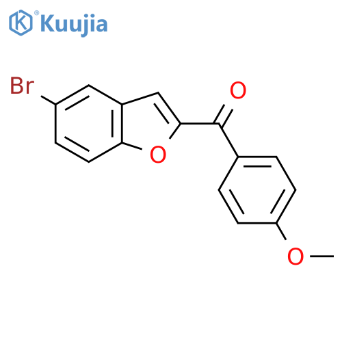 5-Bromo-2-(4-methoxybenzoyl)benzofuran structure