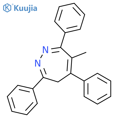 6-Methyl-3,5,7-triphenyl-4H-1,2-diazepine structure