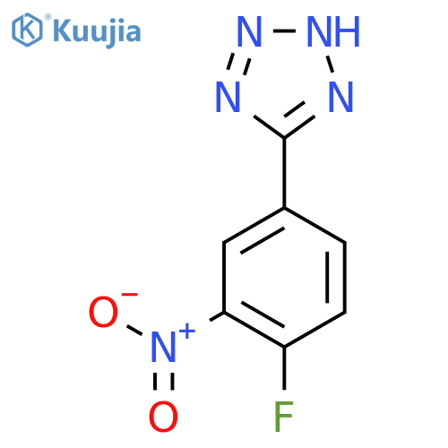 5-(4-Fluoro-3-nitrophenyl)-2H-tetrazole structure