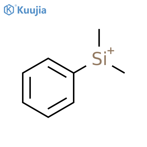 Silylium, dimethylphenyl- structure