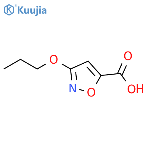 3-propoxy-1,2-oxazole-5-carboxylic acid structure