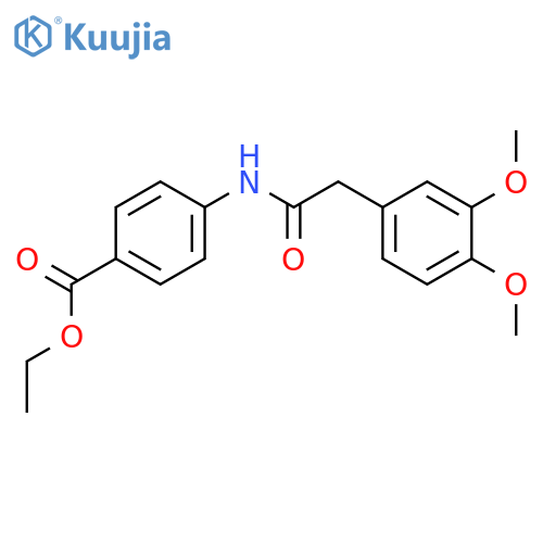 ethyl 4-(2-(3,4-dimethoxyphenyl)acetamido)benzoate structure